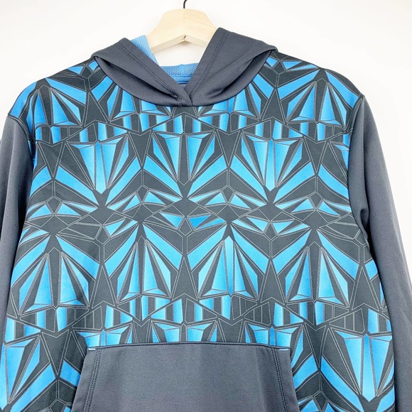 C9 CHAMPION Big Boys Duo Dry Blue Gray Hoodie L - Picture 3 of 6